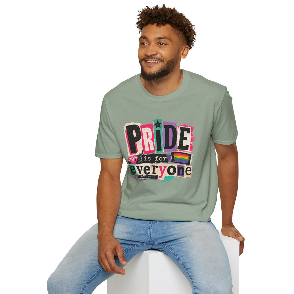 Pride Is for Everyone T-Shirt — Colorful LGBTQ+ Ally Tee