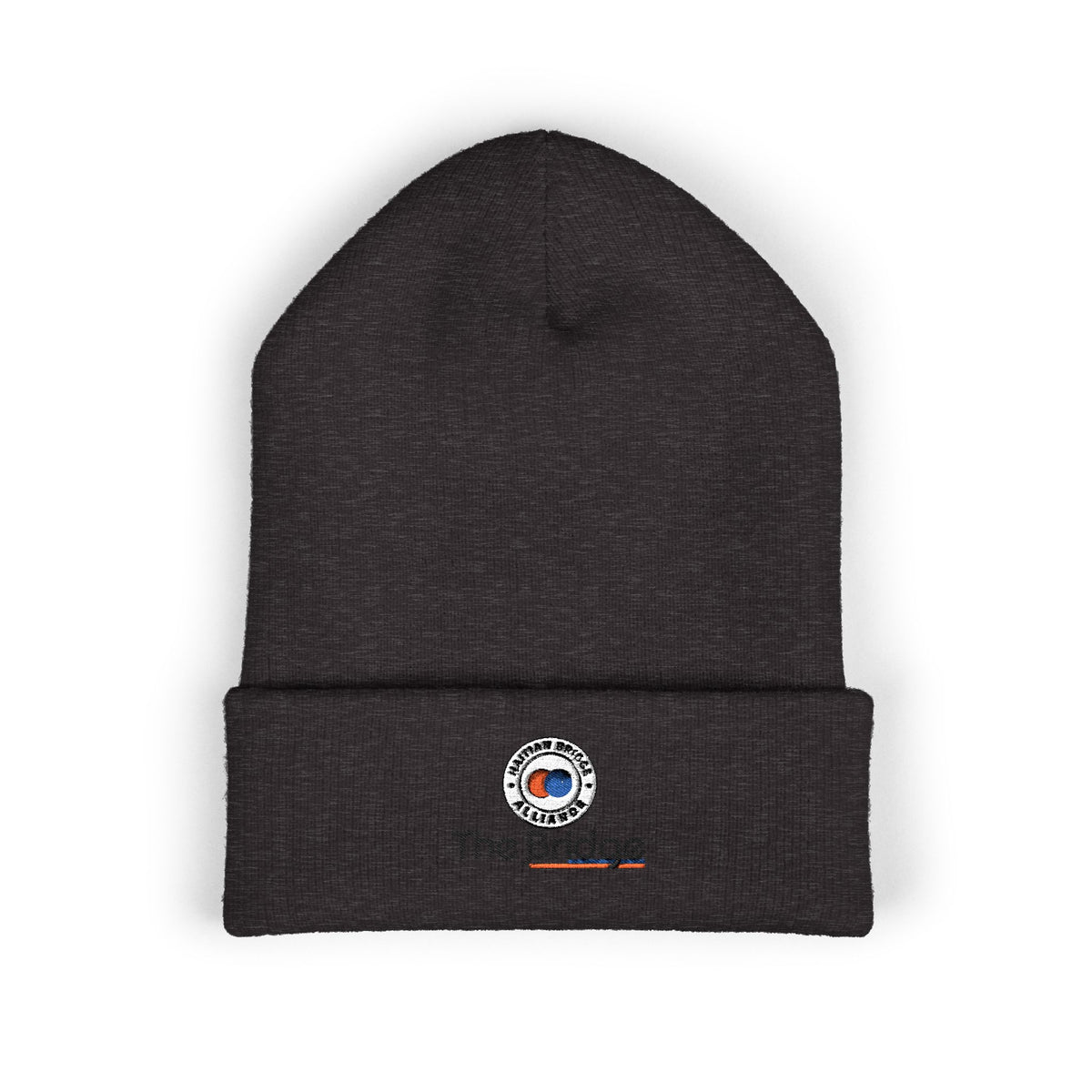 Embroidered Haitian Bridge Alliance Logo Cuffed Beanie — Warm Knit Winter Hat