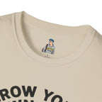 Unisex Softstyle T-Shirt - 'Grow Your Own Way' Floral Design for Queer Pride
