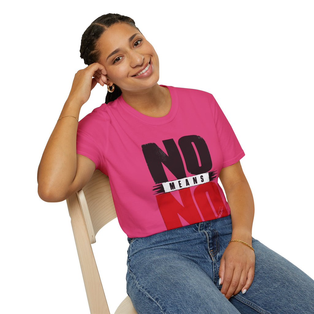 NO Means NO T-Shirt — Consent Awareness Graphic Tee