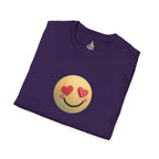 Heart Eyes Emoji - Unisex Softstyle T-Shirt