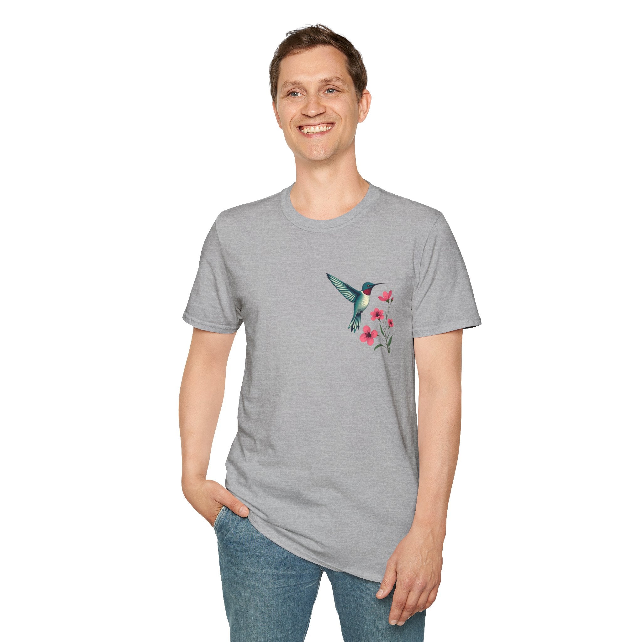Floral Hummingbird T-Shirt