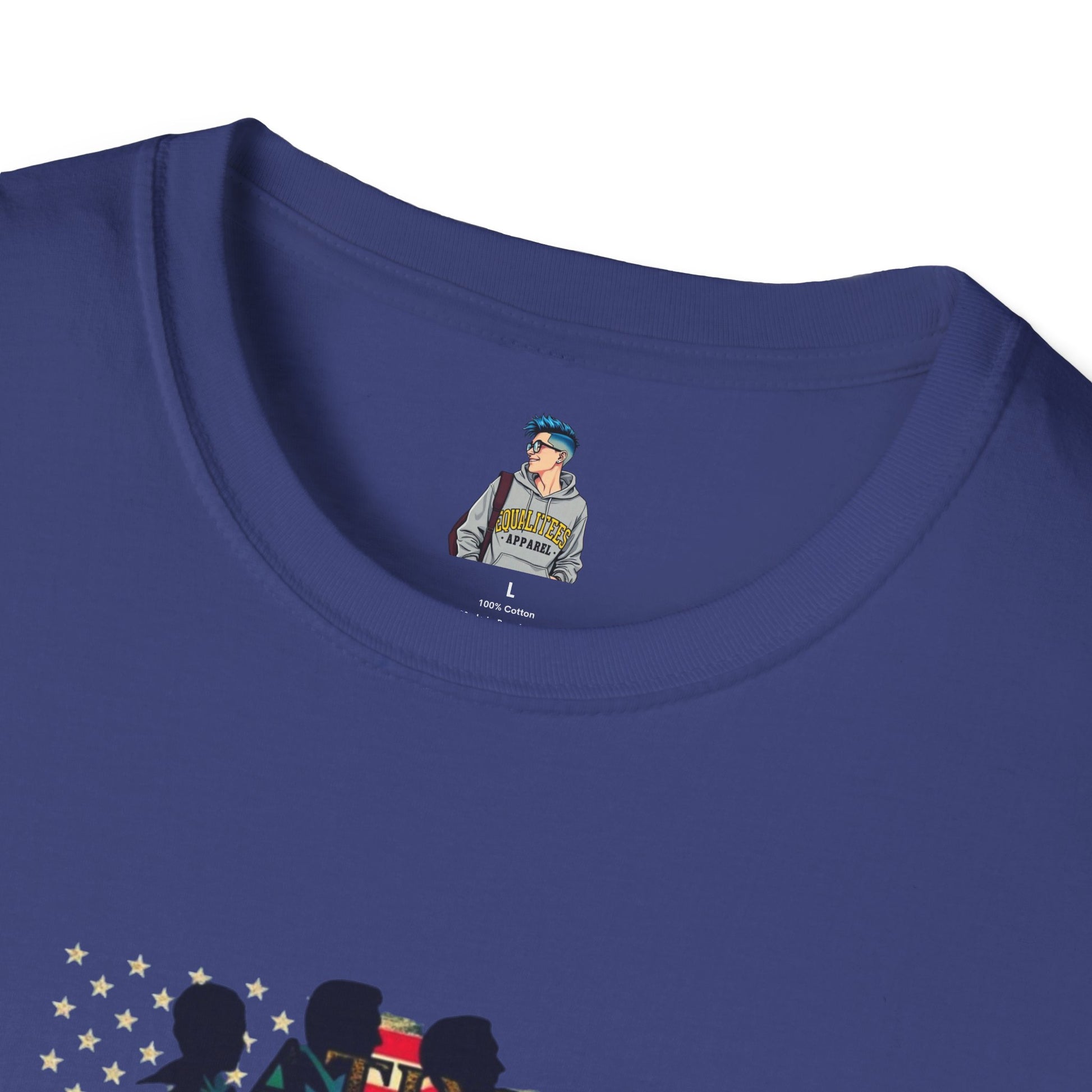 Unisex Softstyle T-Shirt - 'Latino History is American History' Graphic Tee