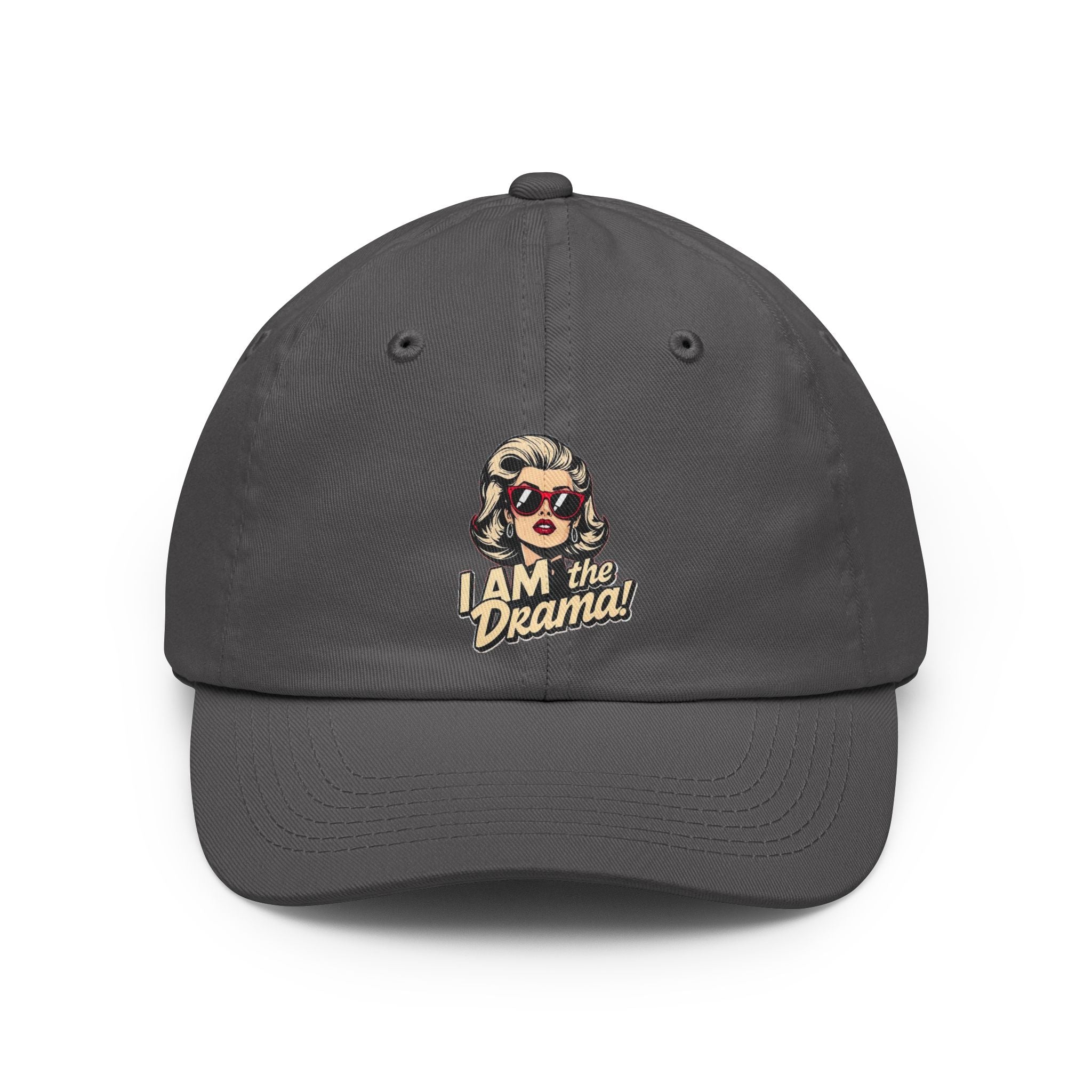 "I Am the Drama" Retro Pop Art Cap
