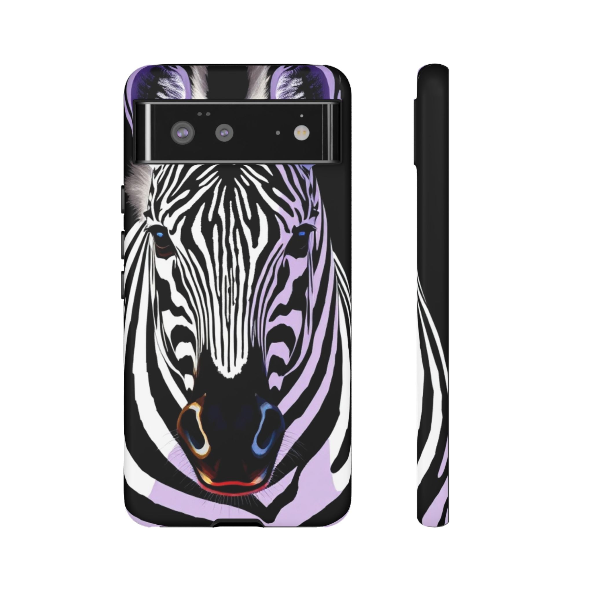 Android OR iPhone Compatible Cases - Zebra Design - Unique Tough Cases