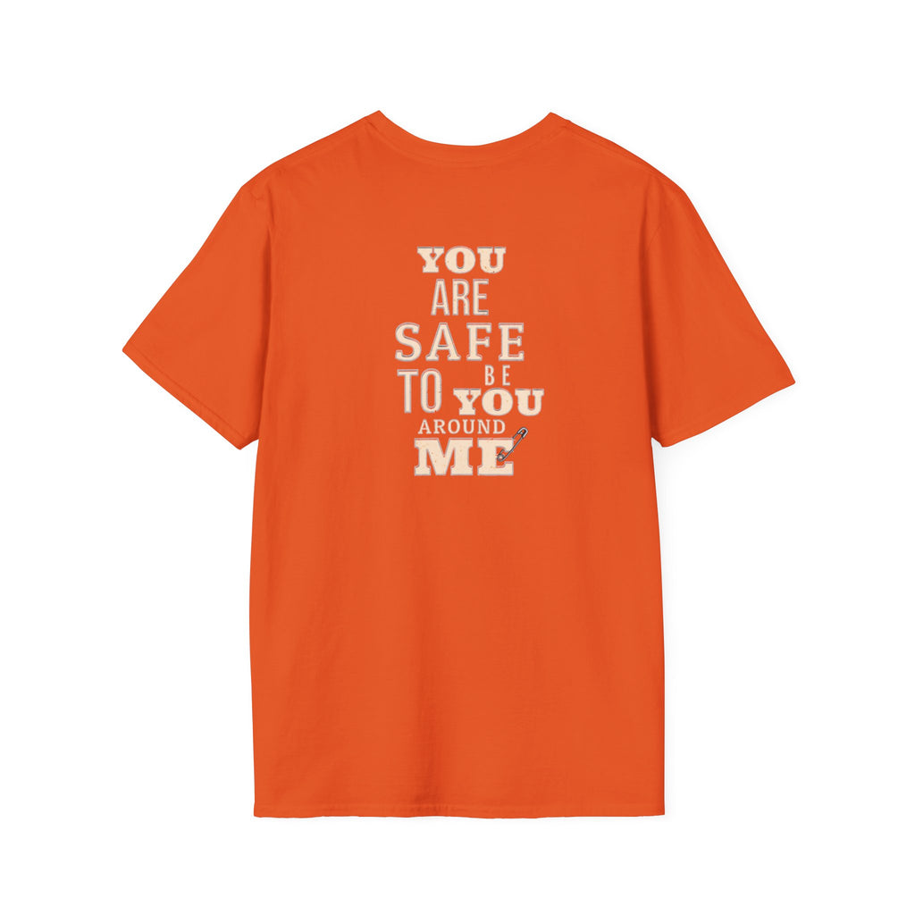Safety Pin Know That You Are Loved Inspirational Tee Unisex Softstyle T-Shirt