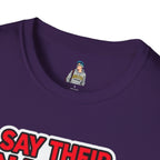 Unisex Softstyle T-Shirt: Say Their Names - Black Trans Lives Matter Tee