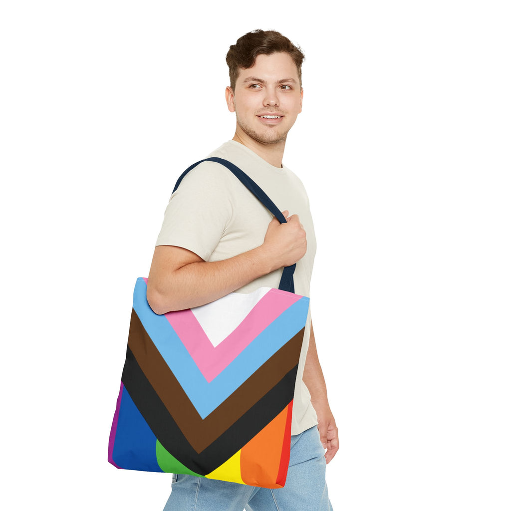 Inclusive Pride Flag Tote Bag