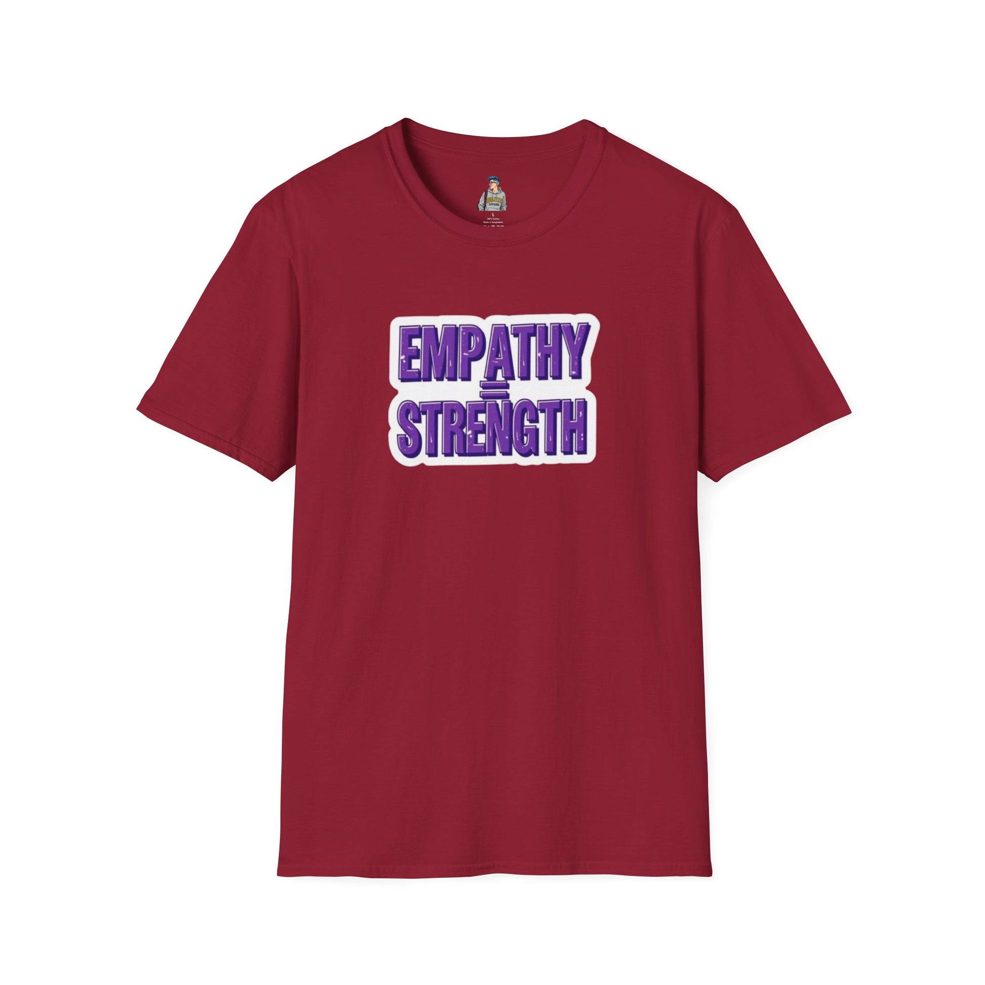 Empathy Equals Strength Unisex Softstyle T-Shirt - Inspirational Apparel for Everyday Comfort
