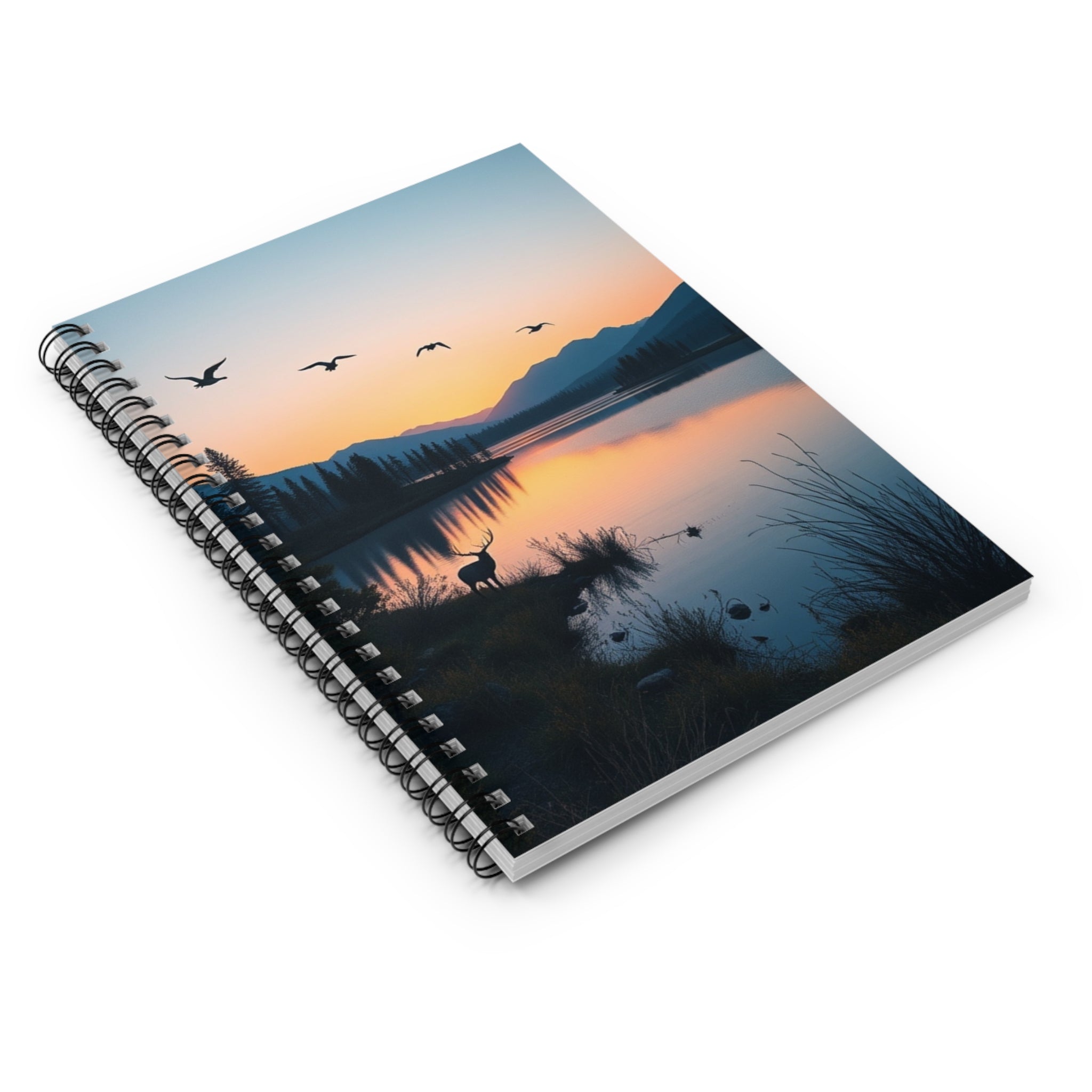 Nature-Inspired Spiral Notebook - Ruled Line for Creative Minds
