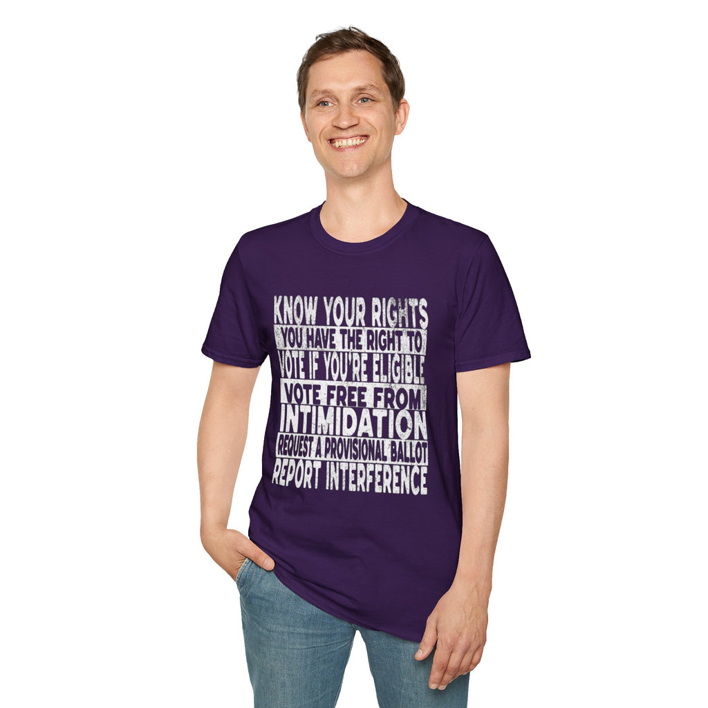 Know Your Voting Rights T-Shirt