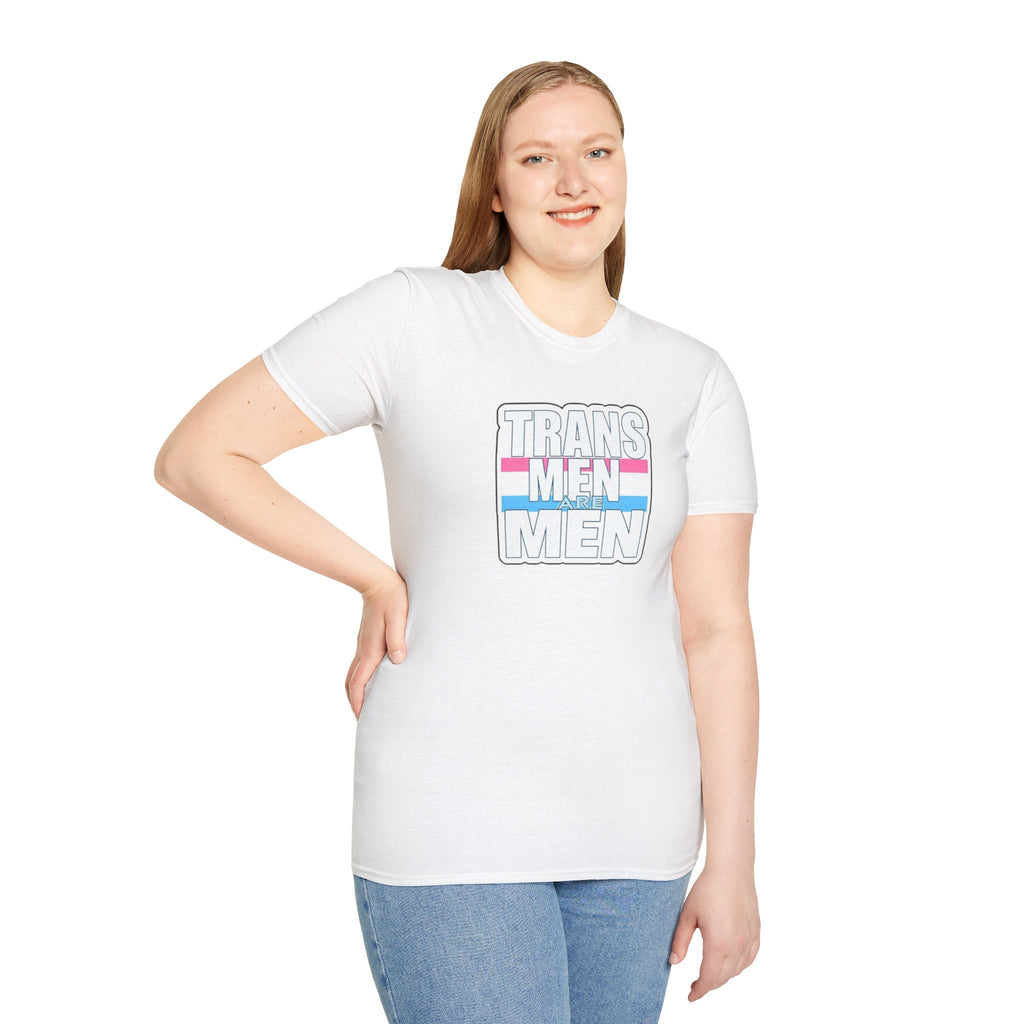 Unisex Softstyle T-Shirt - 'Trans Men Are Men' Statement Tee