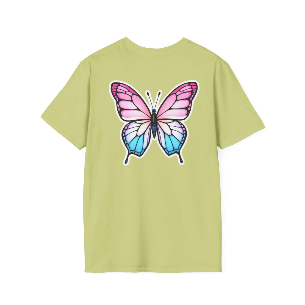 Trans Caterpillar to Butterfly Graphic T-Shirt