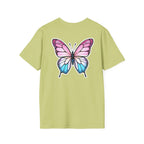 Trans Caterpillar to Butterfly Graphic T-Shirt