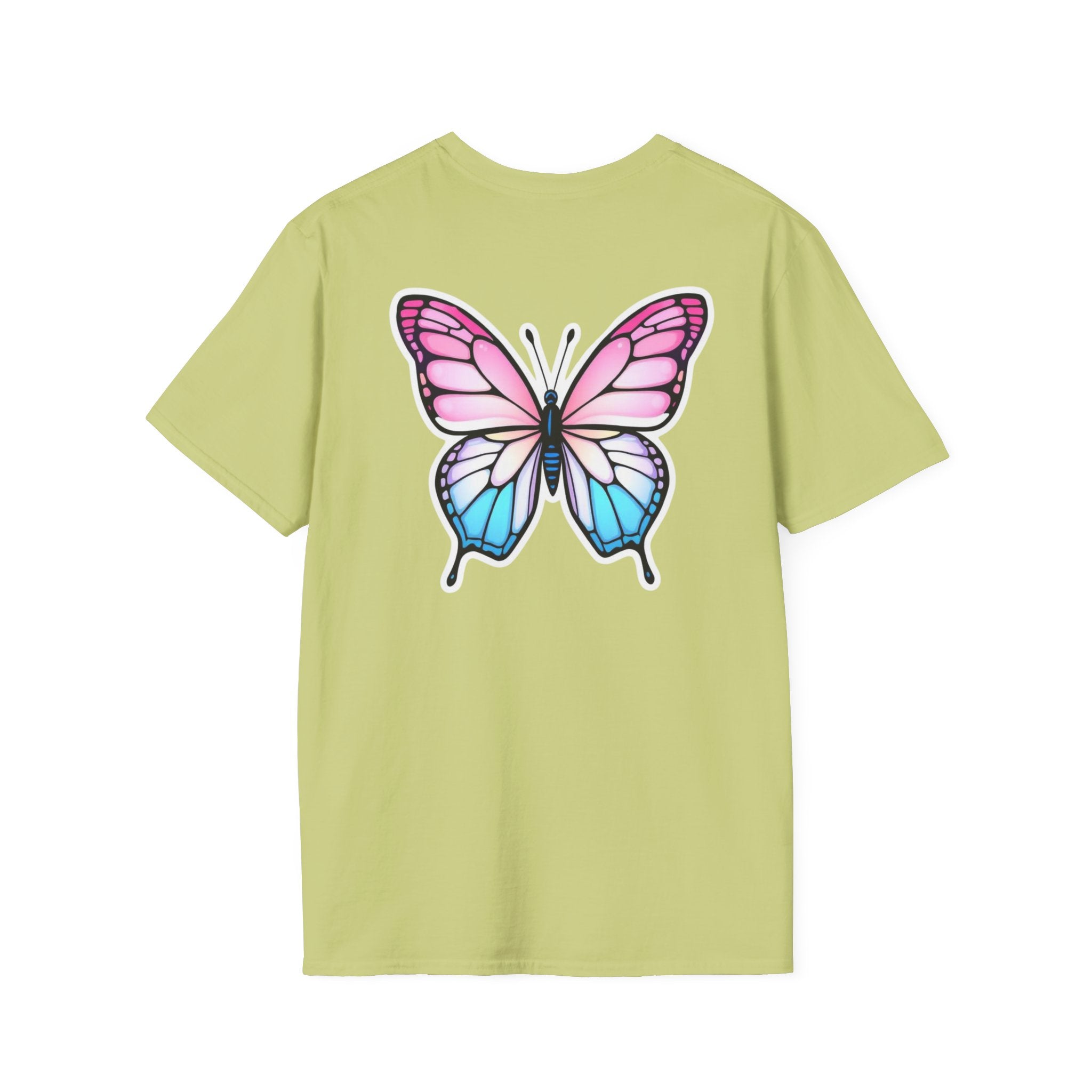 Trans Caterpillar to Butterfly Graphic T-Shirt