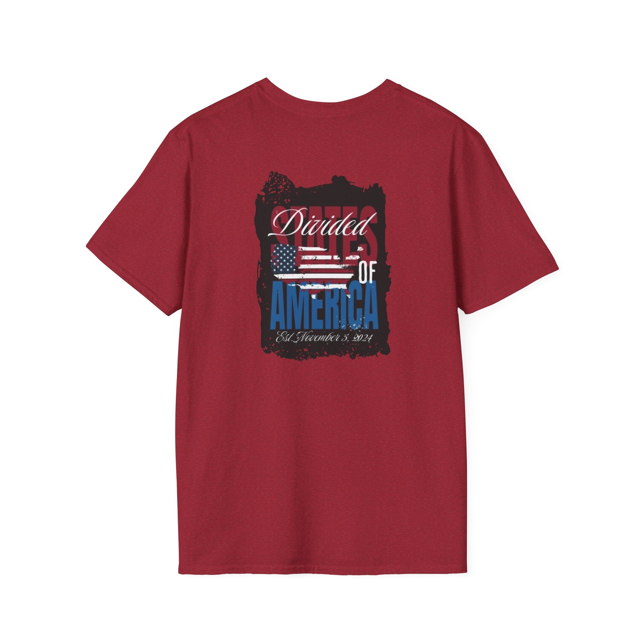 Divided States of America Graphic Tee Softstyle Unisex T-Shirt