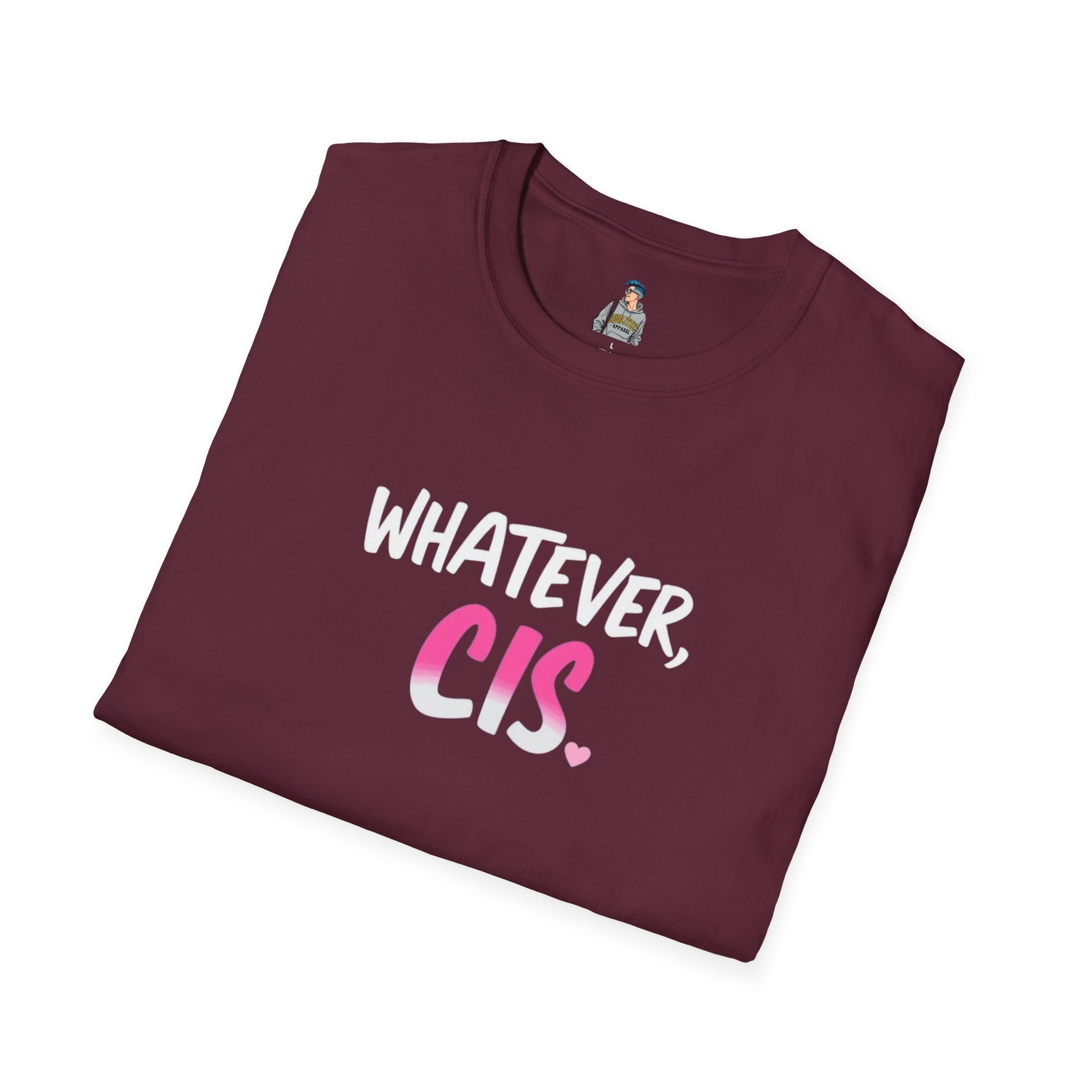 Whatever, CIS Unisex Softstyle T-Shirt - Comfortable and Inclusive Pride Apparel