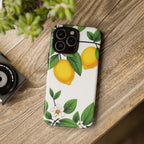 Lemon Blossom Tough Phone Case for iPhone