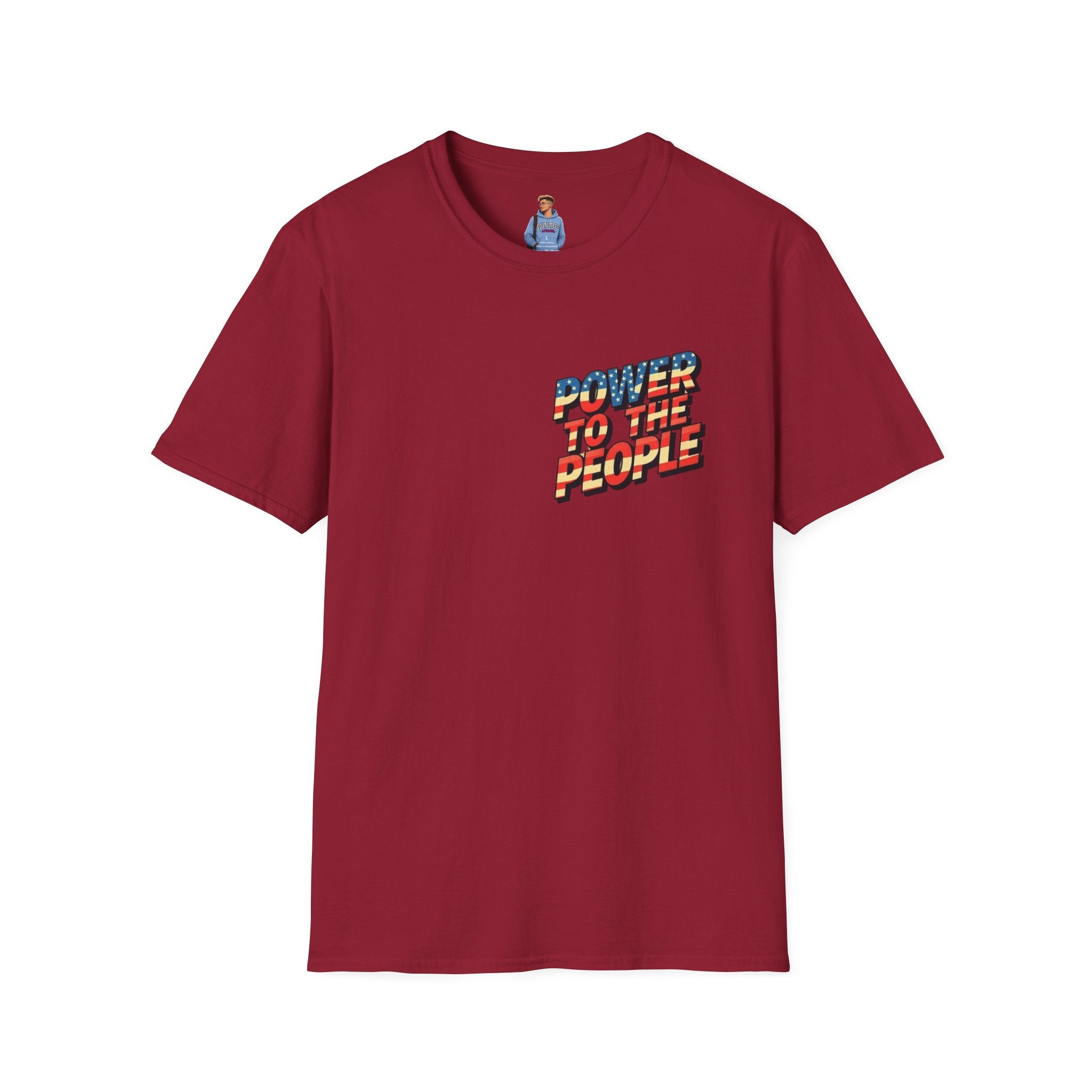 Power to the People Unisex Softstyle T-Shirt Classic Protest Tee