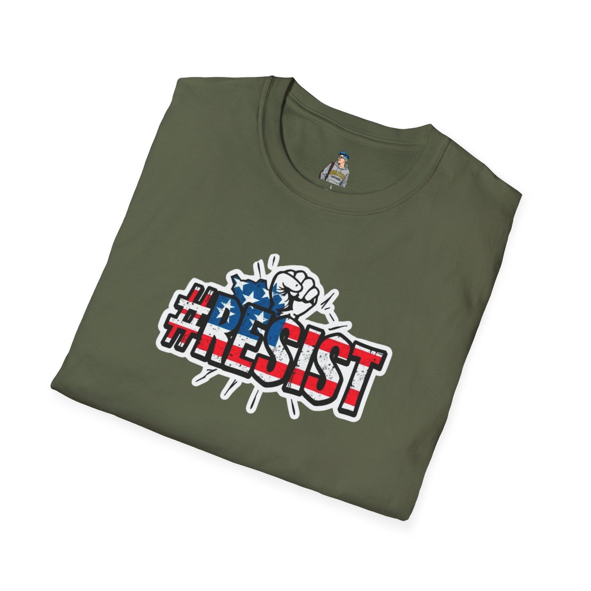 Unisex Softstyle T-Shirt - 'Fascists Feed on Fear, Starve Them' Protest Tee