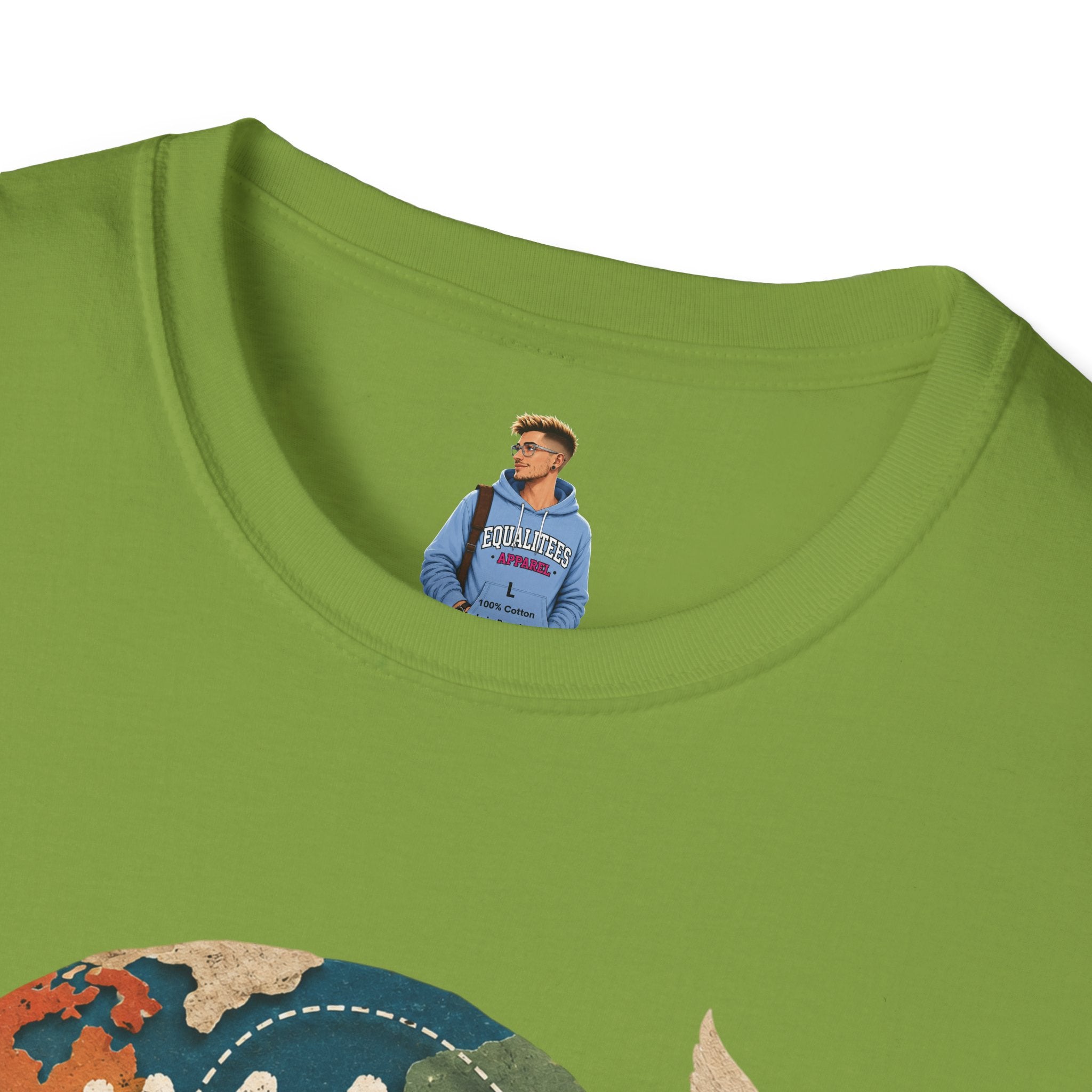 Humanity Has No Borders T-Shirt — Earth & Peace Graphic Tee