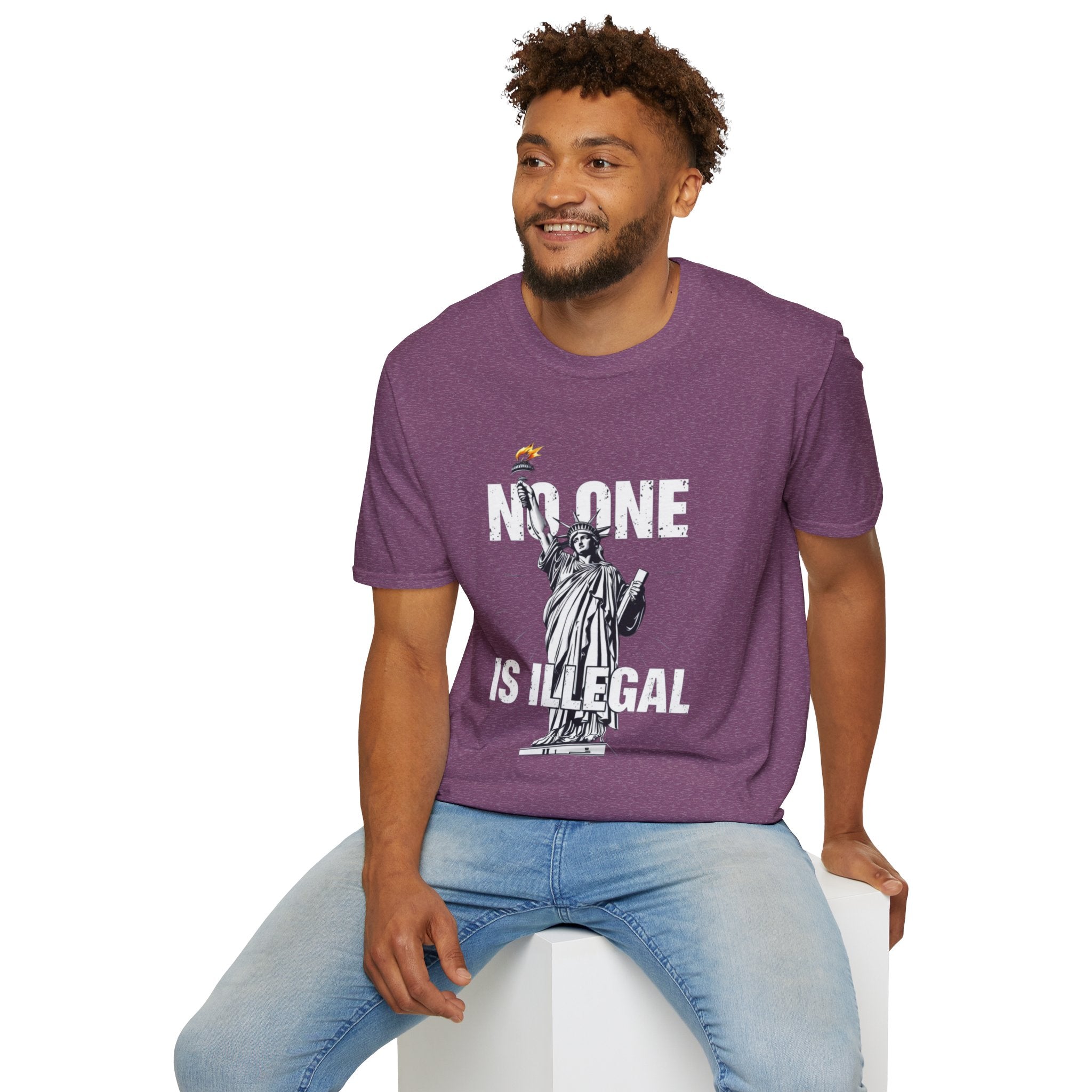 No One Is Illegal Graphic T-shirt