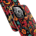 Floral Paisley Tough Case for iPhone — Vibrant Protective Phone Cover