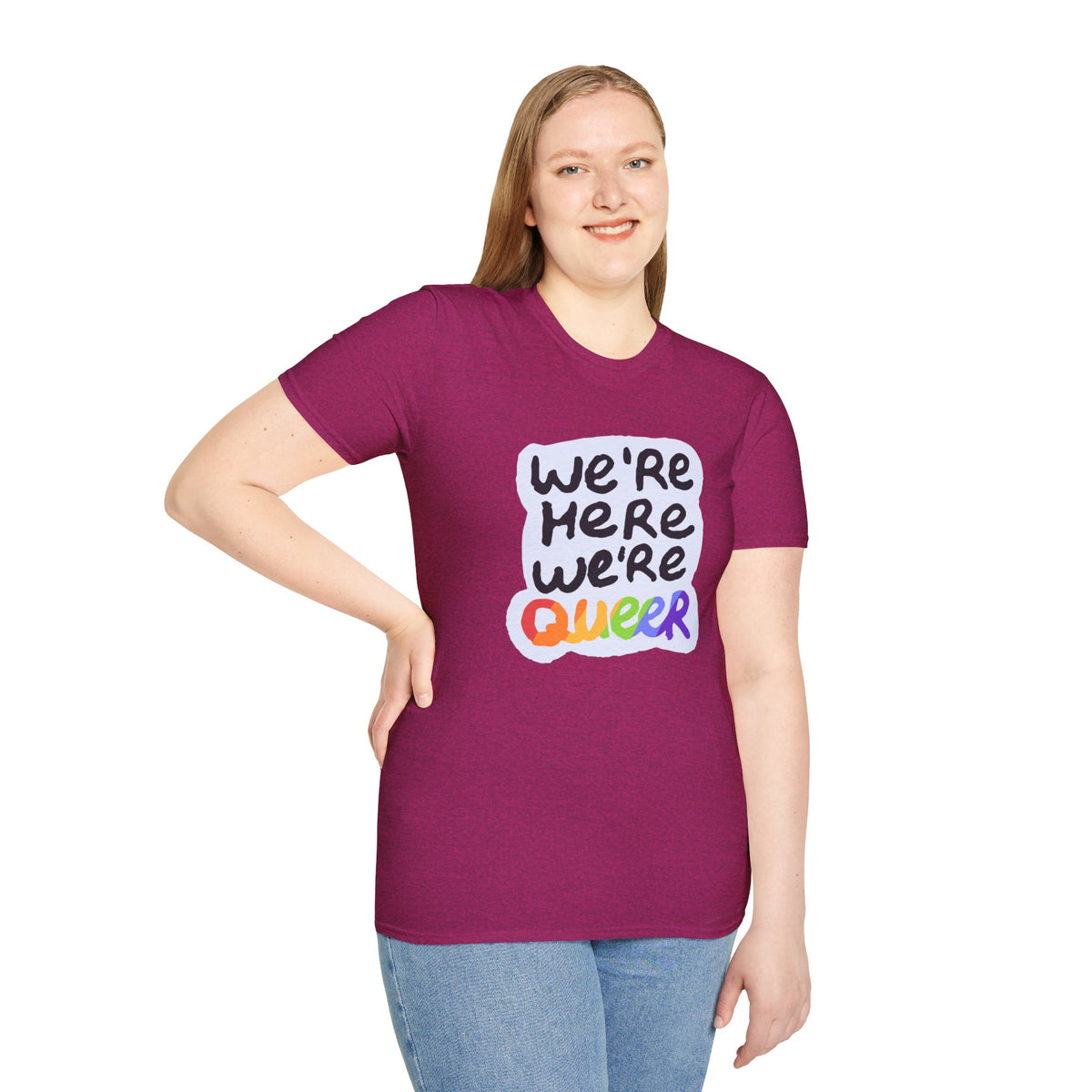 We’re Here We’re Queer Pride Tree Las Vegas T-Shirt