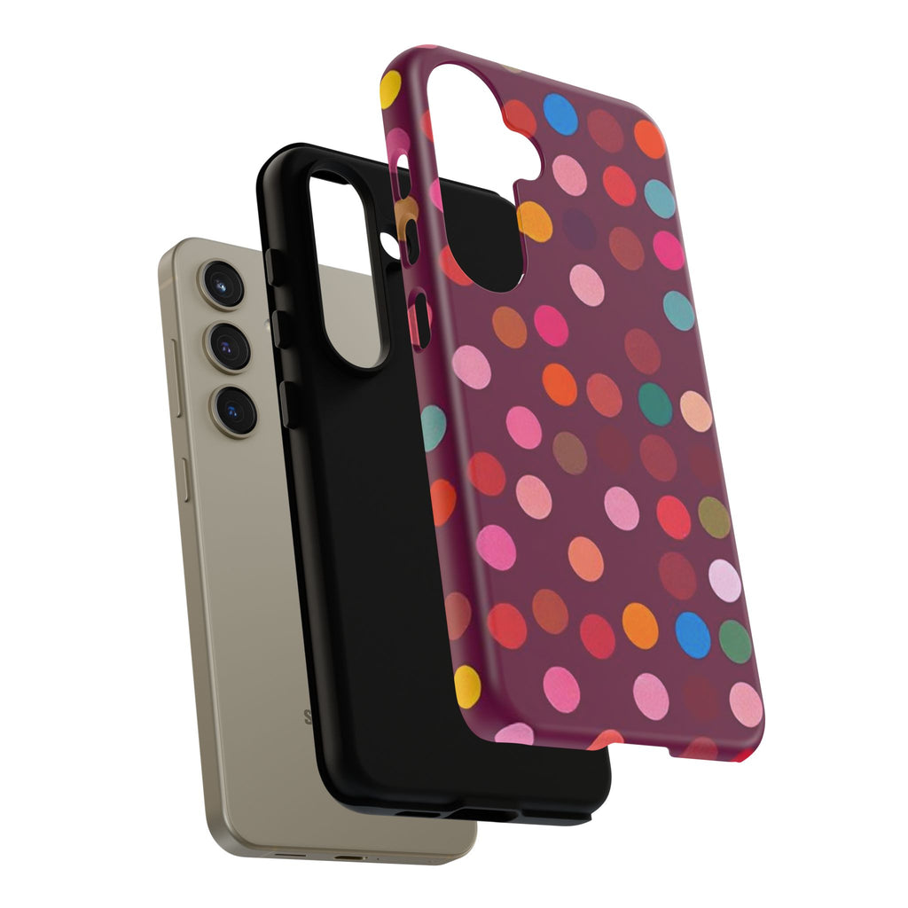 Polka-Dot Colorful Tough Case for Android