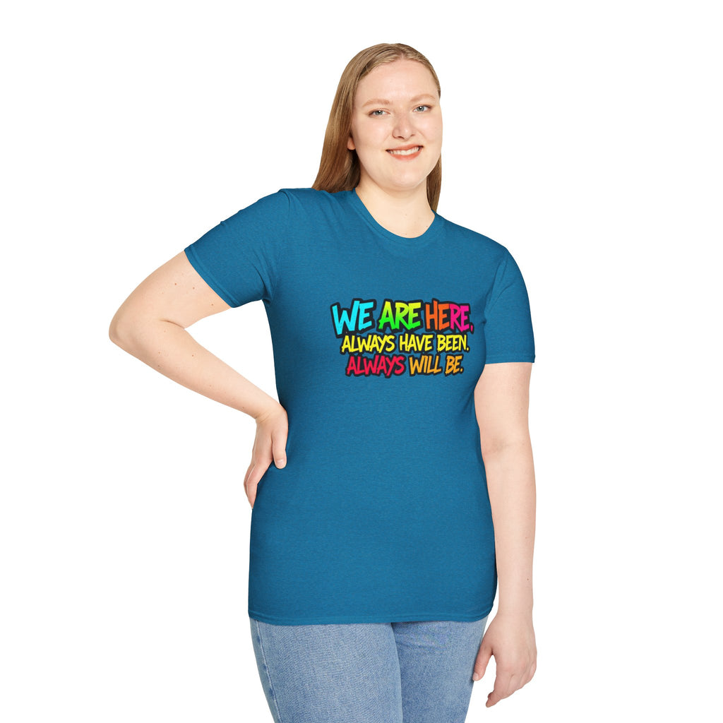 We are WHO We Are Just Leave Us tf Alone Pride Tee