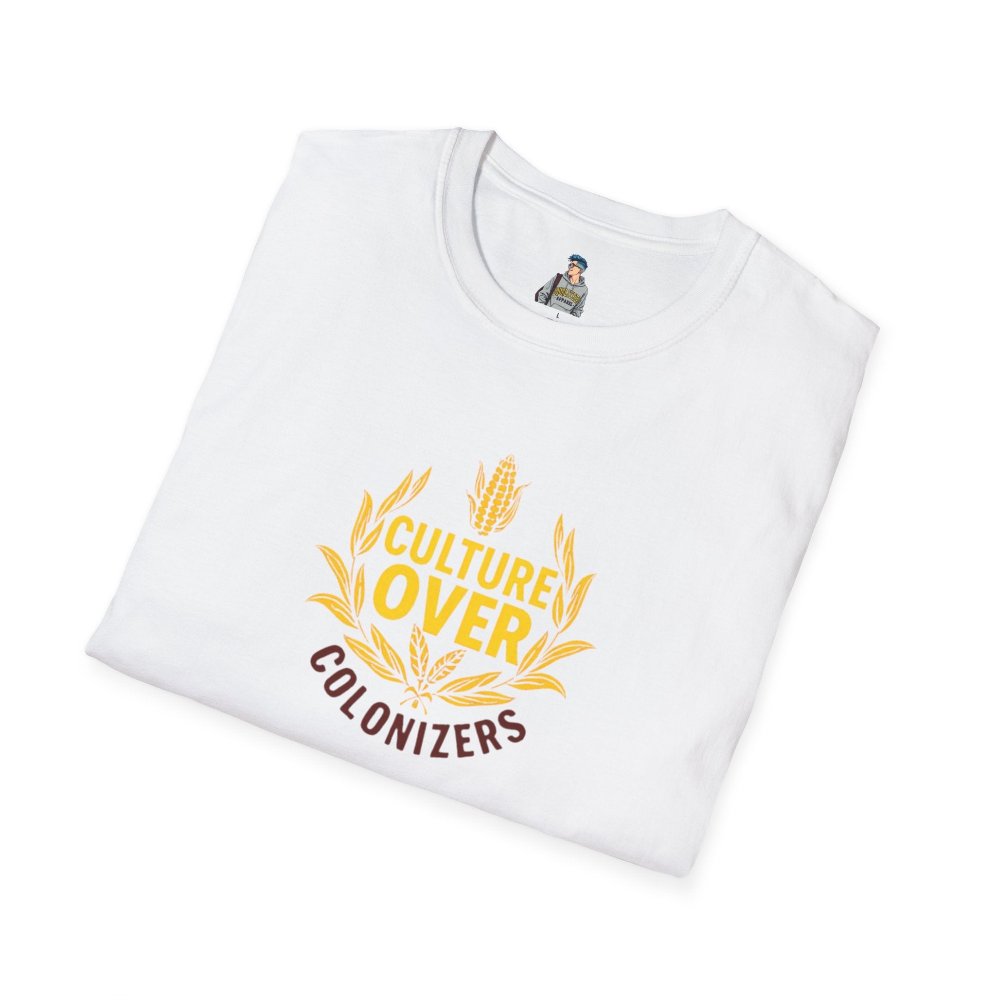 'Culture Over Colonizers' Unisex Softstyle T-shirt
