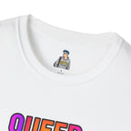 Queer Youth Exist T-Shirt | Unisex Softstyle Tee for Pride Events & Everyday Wear