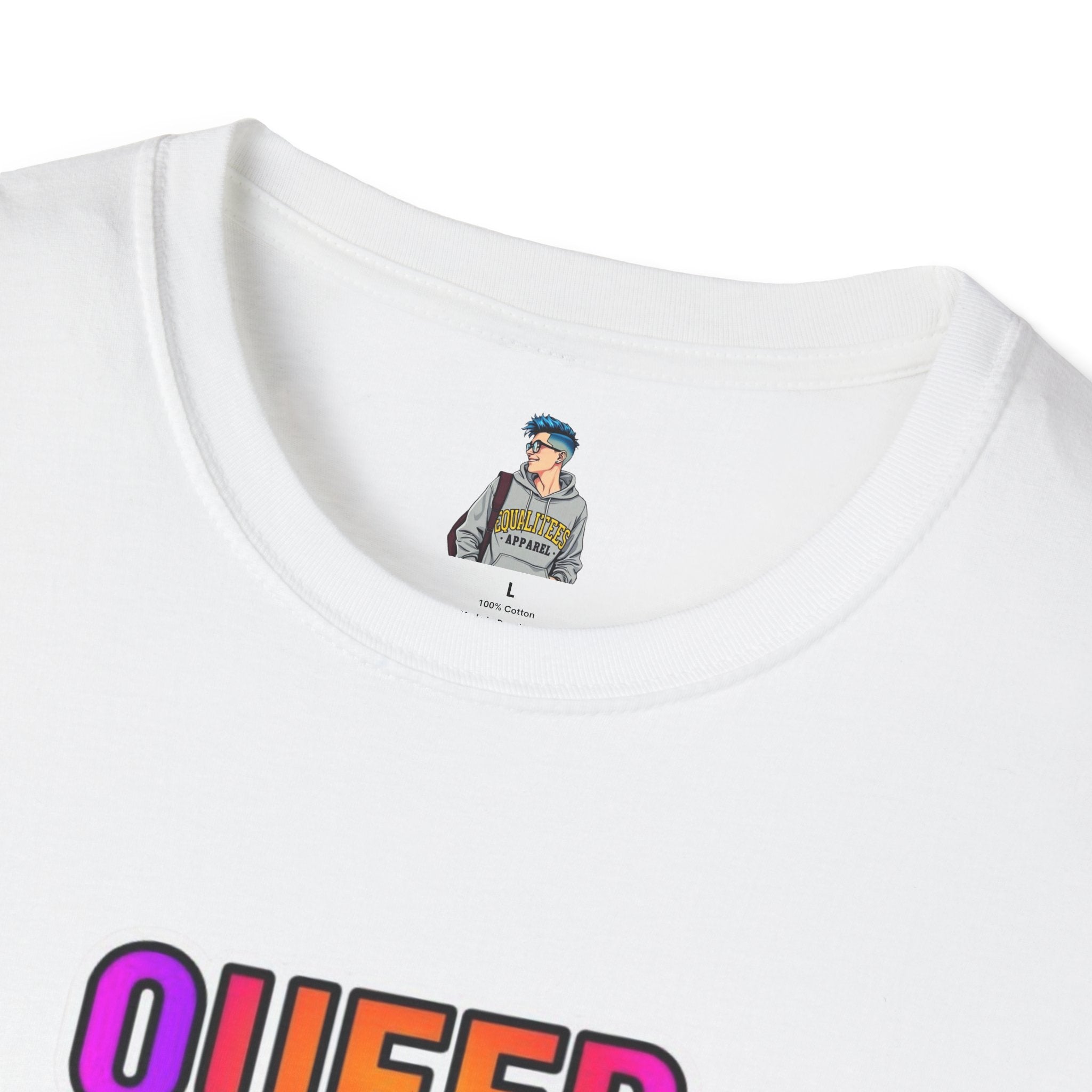 Queer Youth Exist T-Shirt | Unisex Softstyle Tee for Pride Events & Everyday Wear