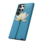 Open White Peace Lily Design Tough Case For Android & iPhone