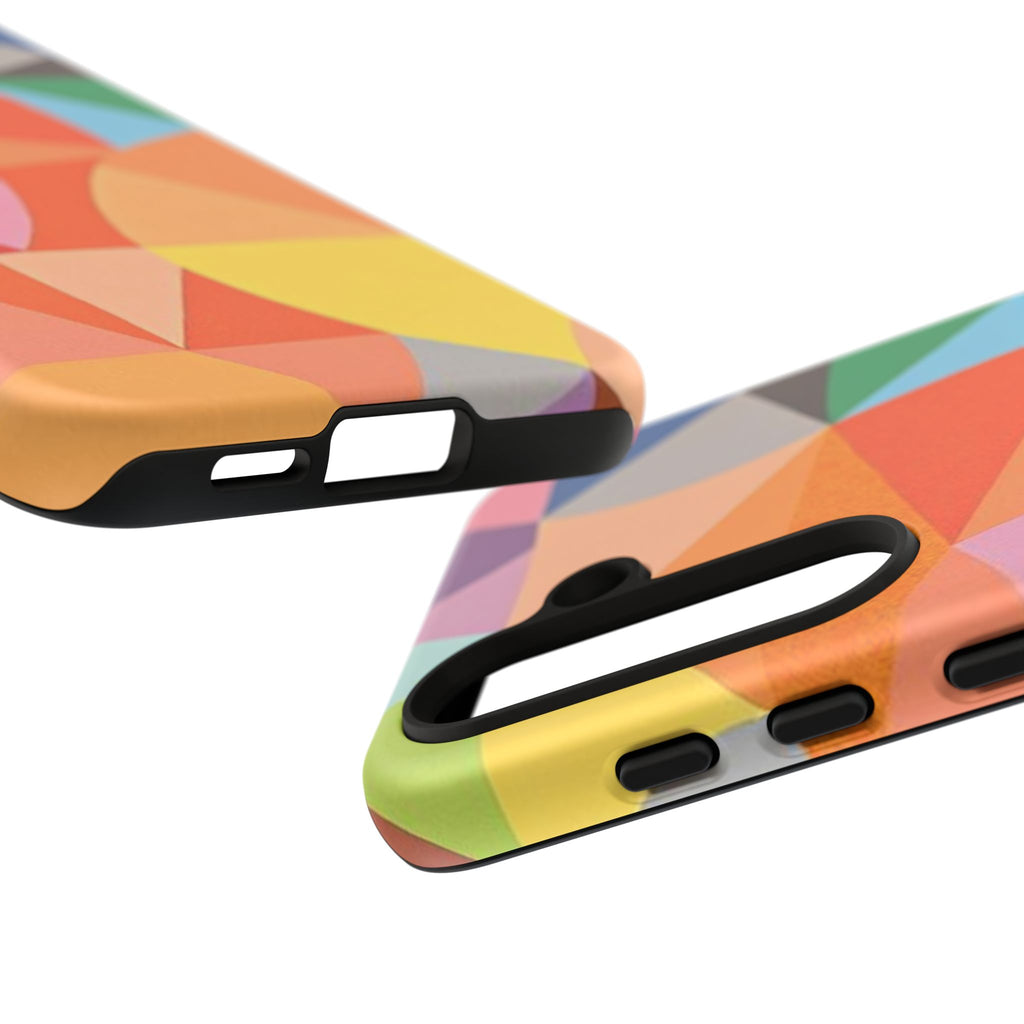 Colorful Geometric Tough Case for Android