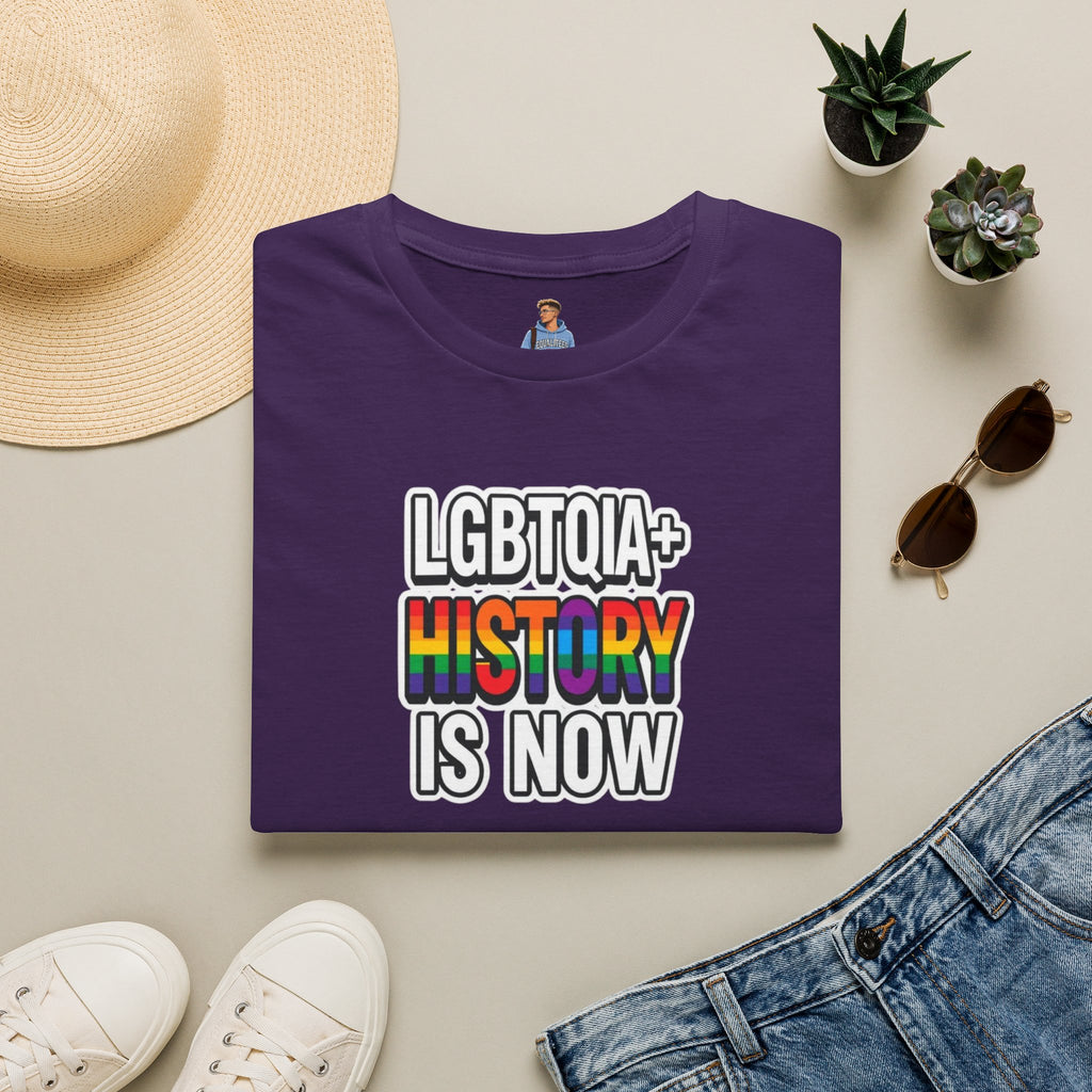 LGBTQIA+ History Is Now T-shirt