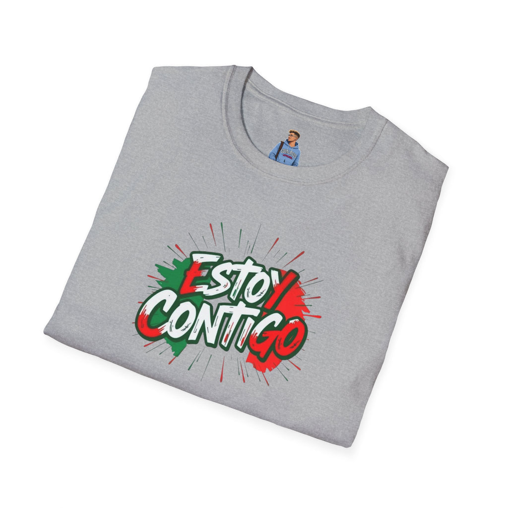 Immigrants Make America Great T-Shirt Estoy Contigo (I Am With You) Unisex Softstyle T-Shirt Classic Protest Tee