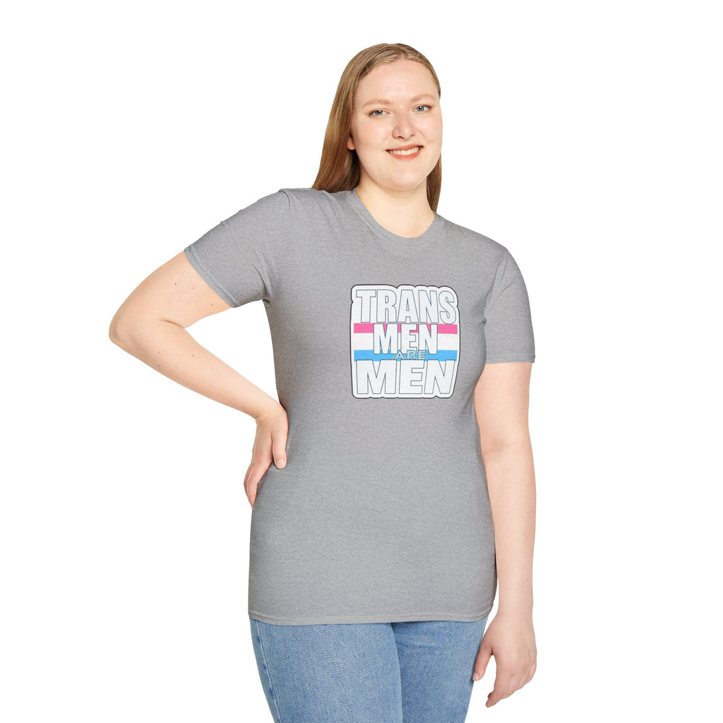 Unisex Softstyle T-Shirt - 'Trans Men Are Men' Statement Tee