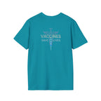 Unisex Softstyle T-Shirt - "Get Poked - Vaccines Save Lives" Statement Tee