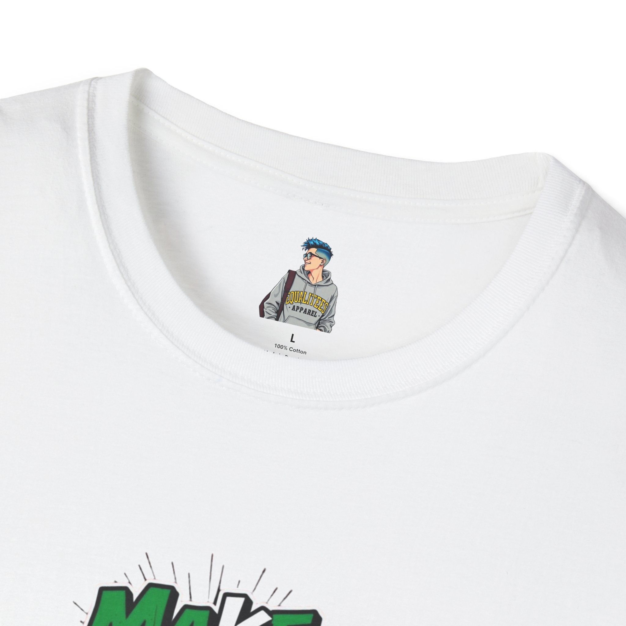 Make Good Trouble Unisex Softstyle T-Shirt | Fun Graphic Tee for Activists & Trendsetters
