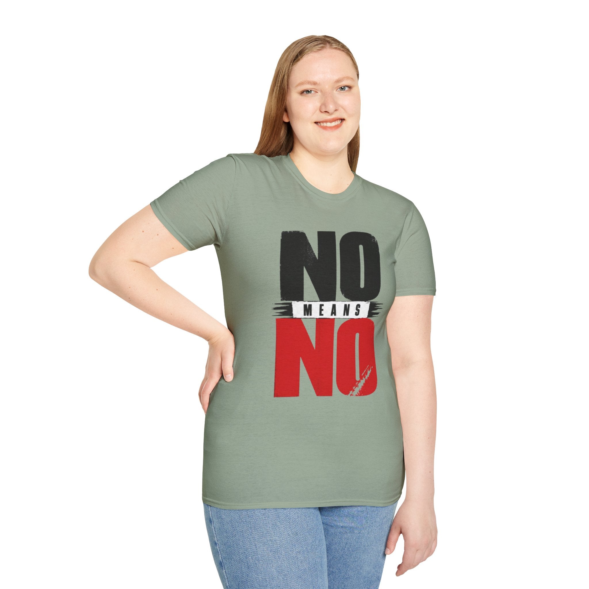 NO Means NO T-Shirt — Consent Awareness Graphic Tee
