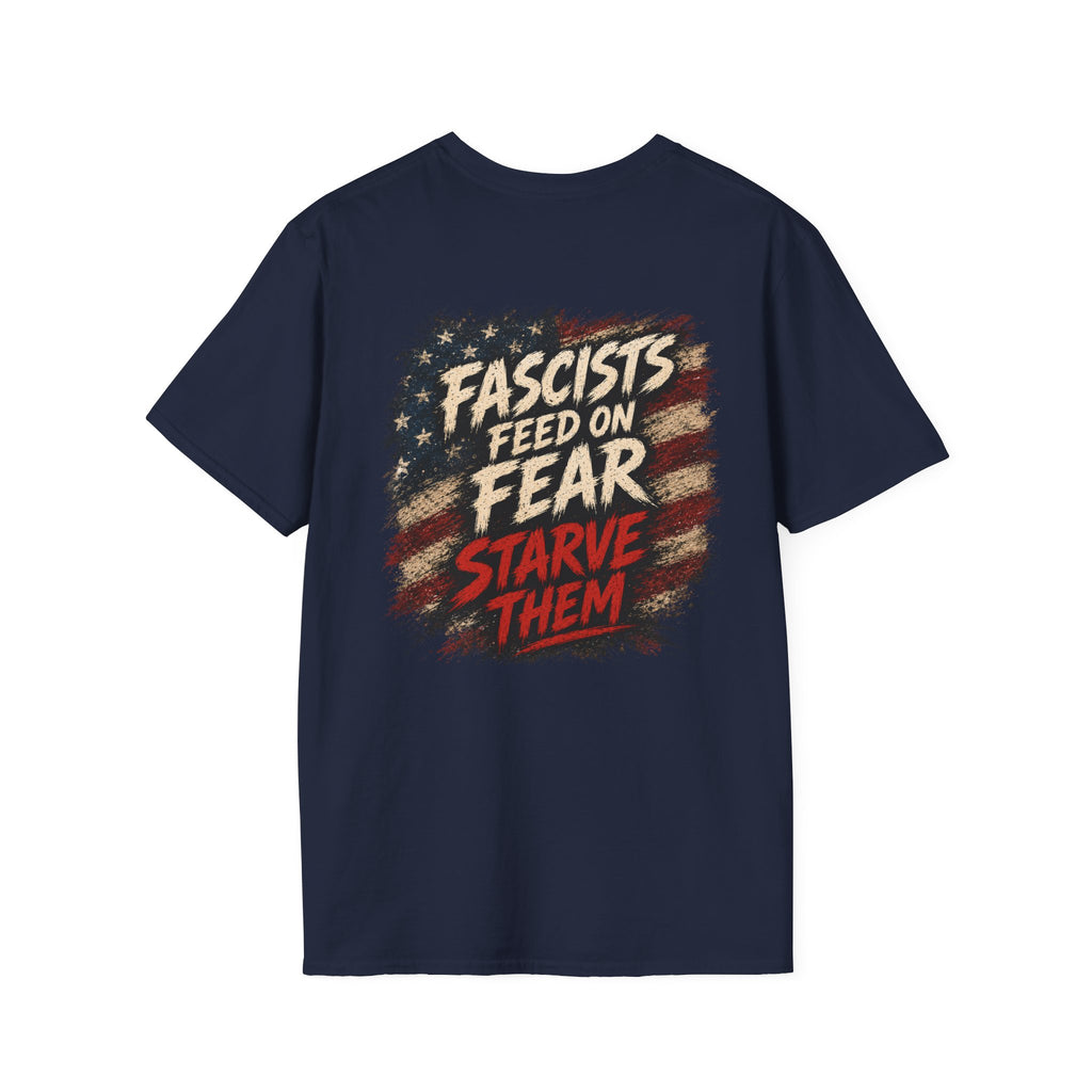 Patriots Don’t Stand For This T-Shirt — Statue of Liberty & Distressed Flag Graphic