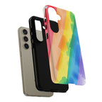 Rainbow Watercolor Art Tough Cases For Android & iPhone