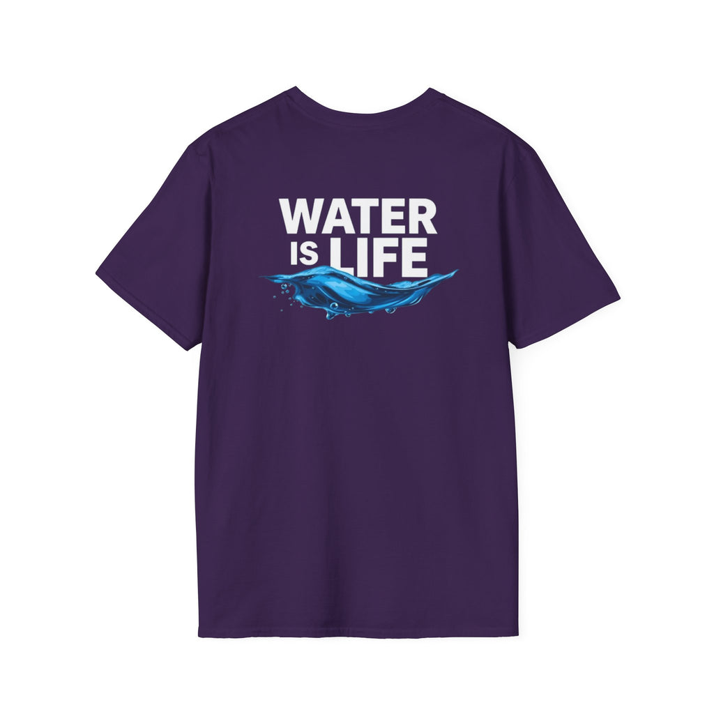 Water is Life Unisex T-Shirt | Eco-Friendly Tee for Environmentalists, Beach Lovers, Awareness Campaigns, Gifting
