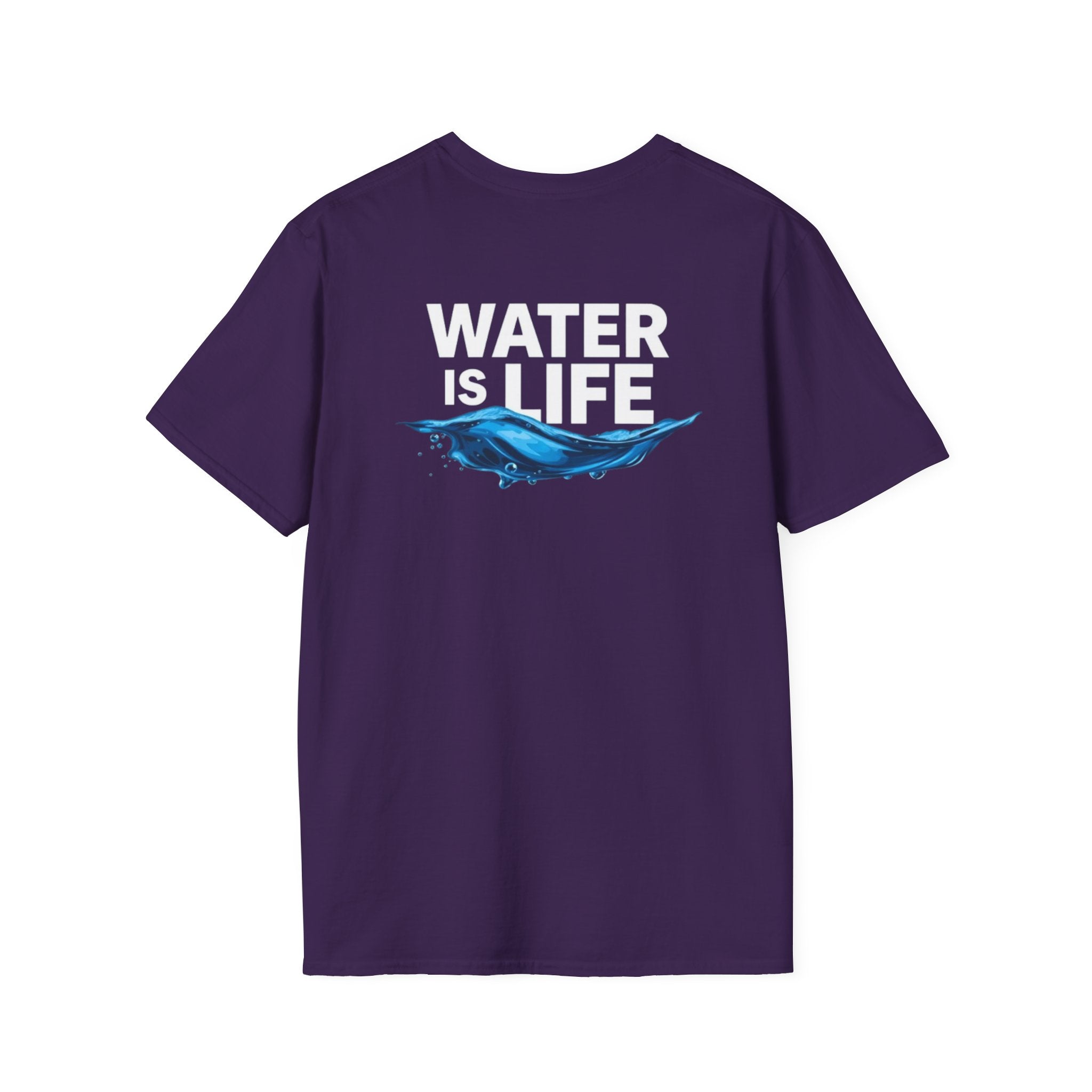 Water is Life Unisex T-Shirt | Eco-Friendly Tee for Environmentalists, Beach Lovers, Awareness Campaigns, Gifting