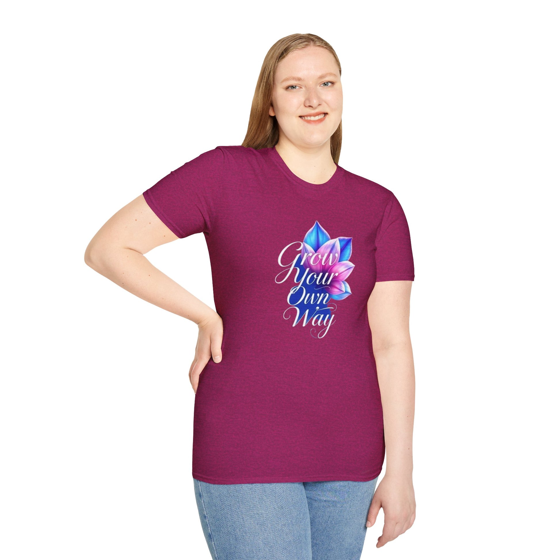Empowerment Lotus, Grow Your Own Way T-Shirt