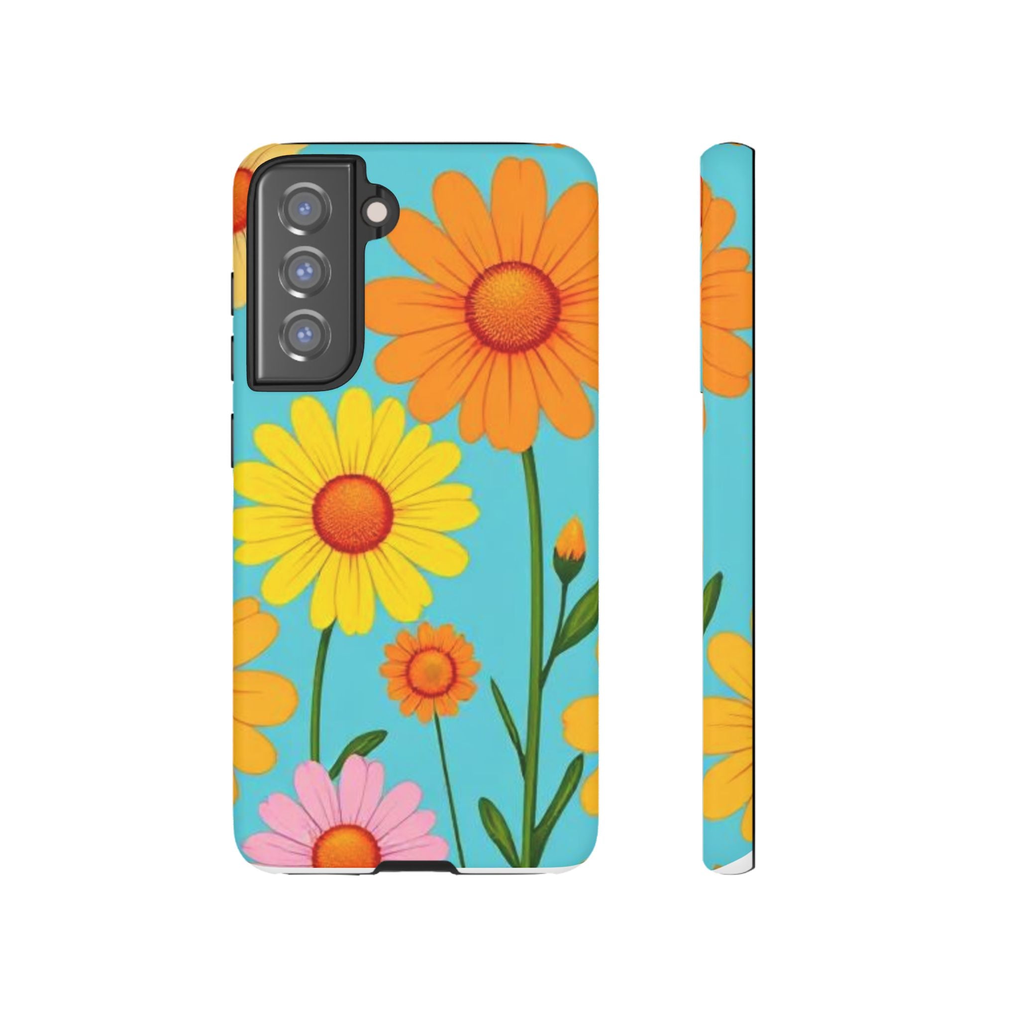 Floral Daisy Tough Case for Android