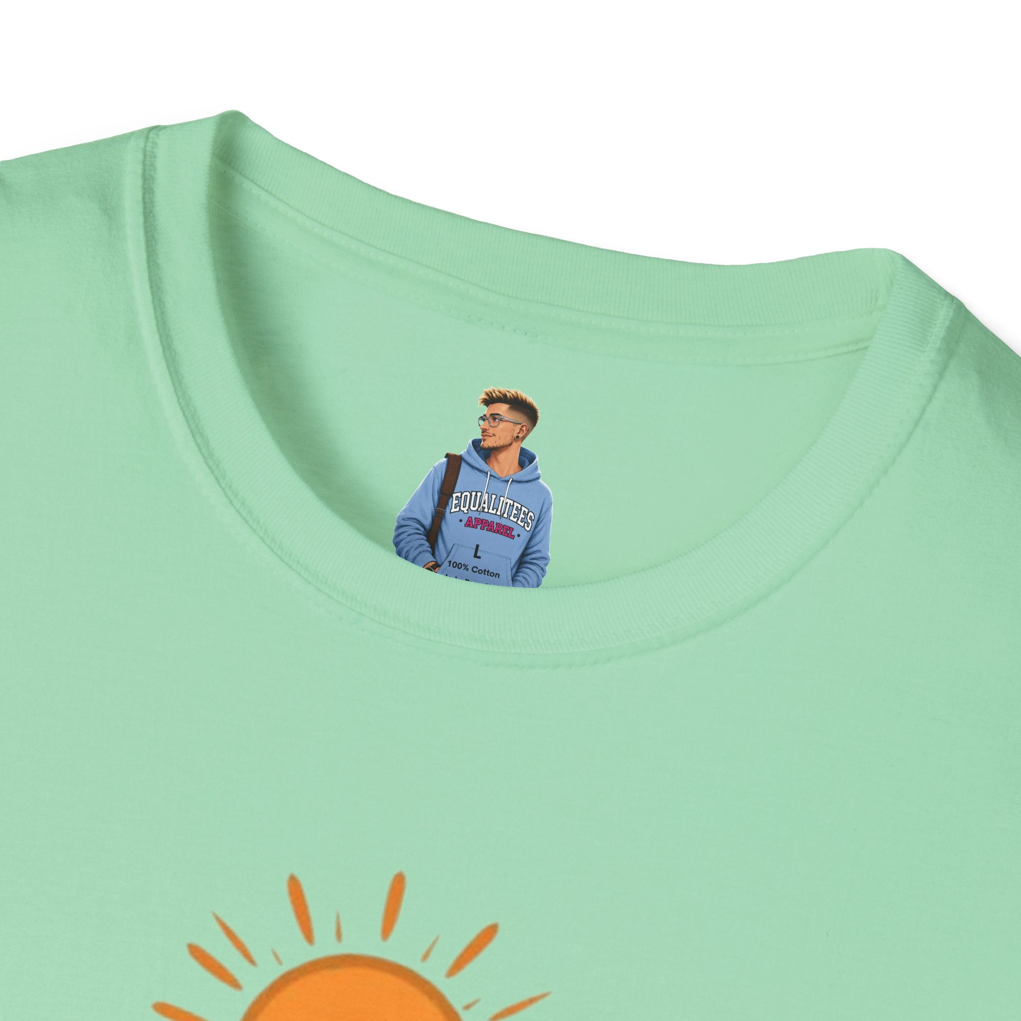Mountain Scene Unisex Softstyle T-shirt