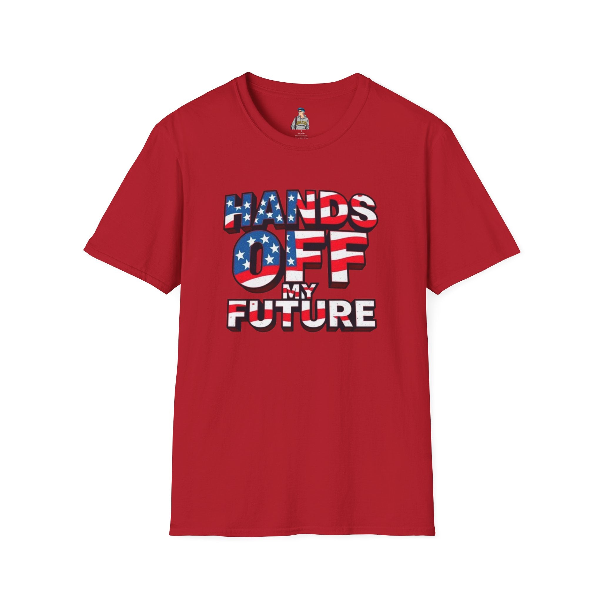 Hands Off My Future Political Statement Tee