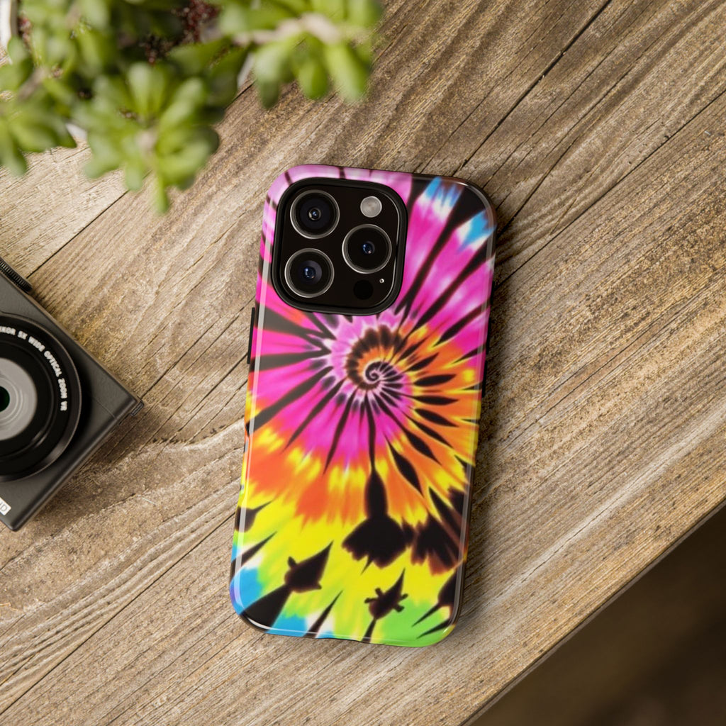 Tie-Dye Spiral Phone Case for iPhone